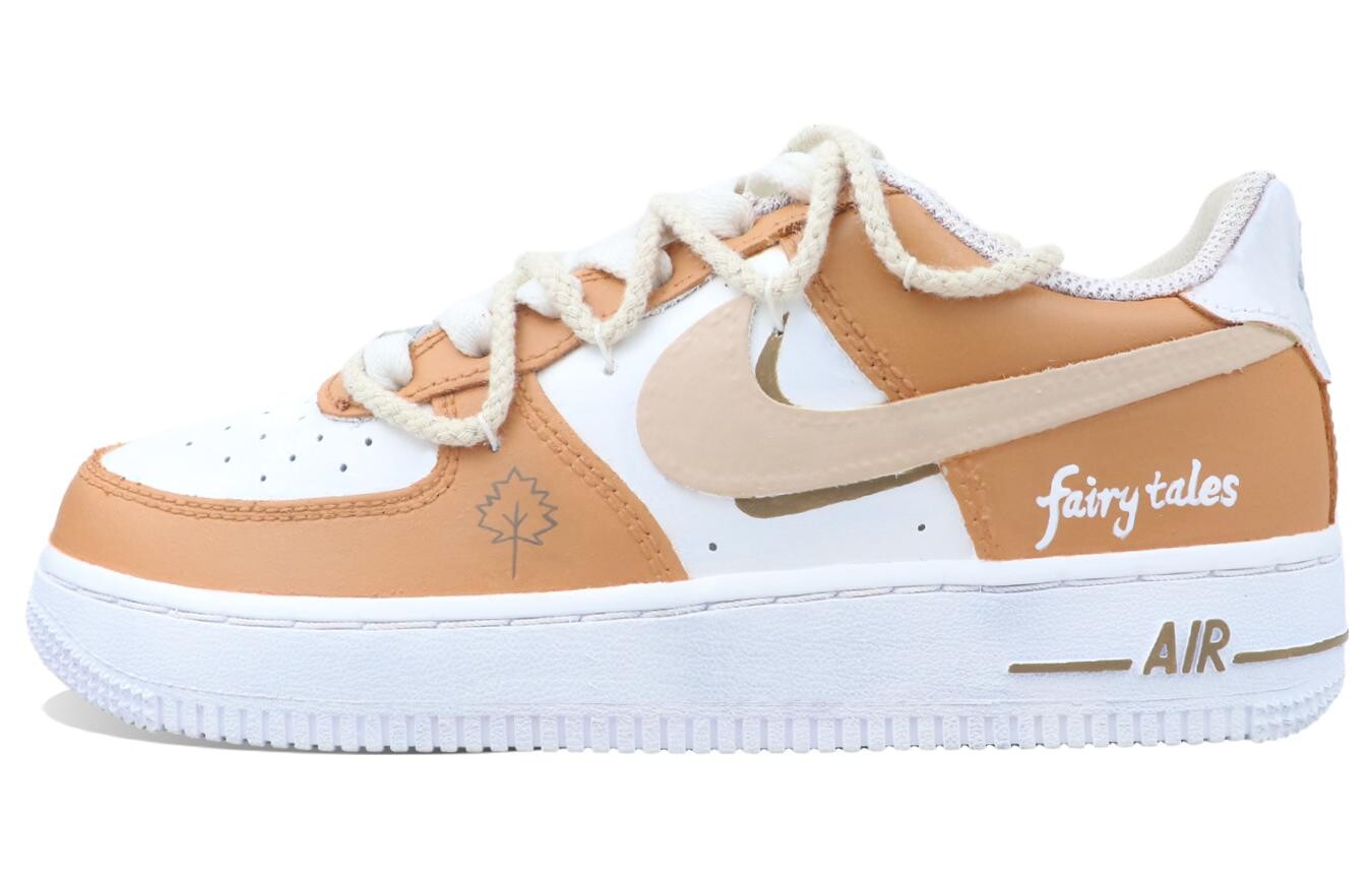 

Кроссовки Nike Air Force 1 Skateboard Shoes Women's Low-Top Brown