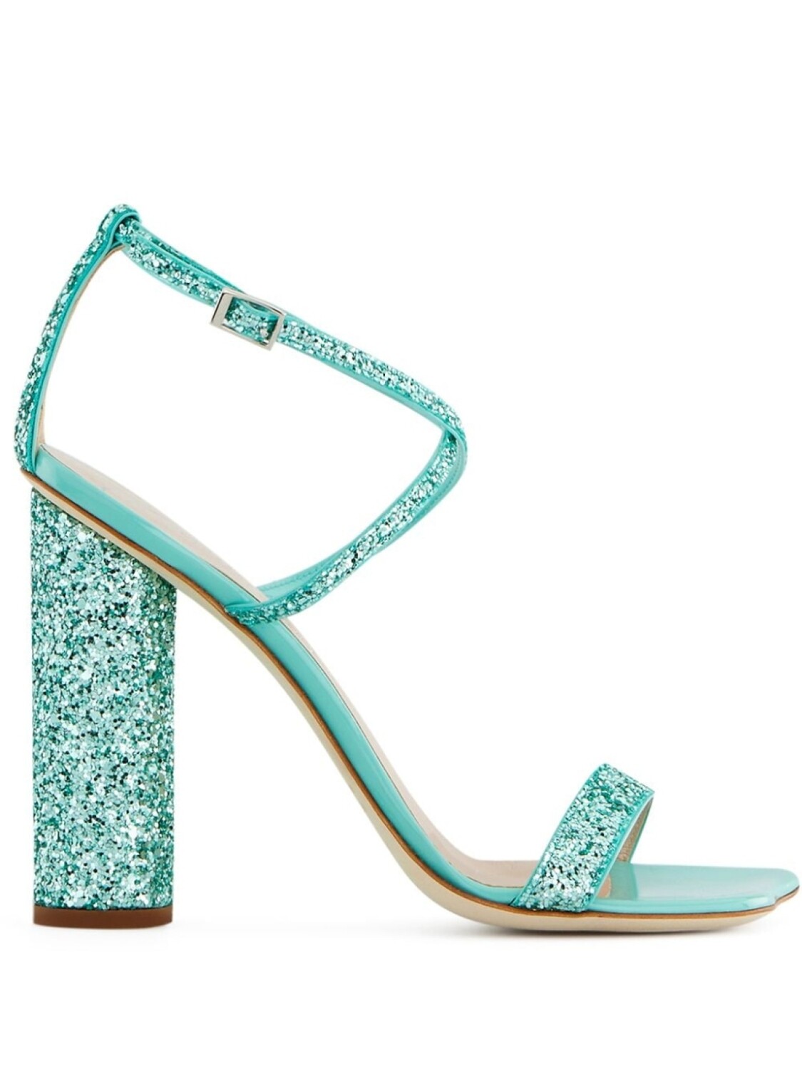 

Giuseppe Zanotti босоножки Tara с блестками, зеленый