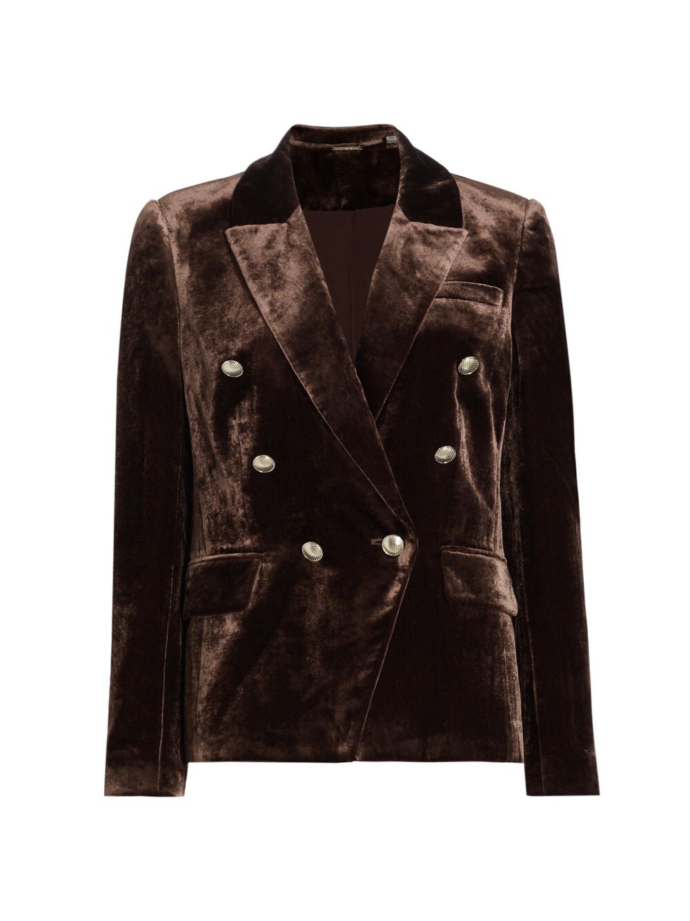 

Двубортный блейзер Veronica Velvet Elie Tahari, аметистовый, Черный