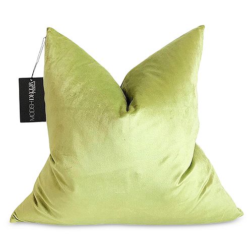 Бархатная декоративная наволочка, 24 x 24 Modish Decor Pillows, цвет Key Lime аглаонема orangery aglaonema key lime 24 70