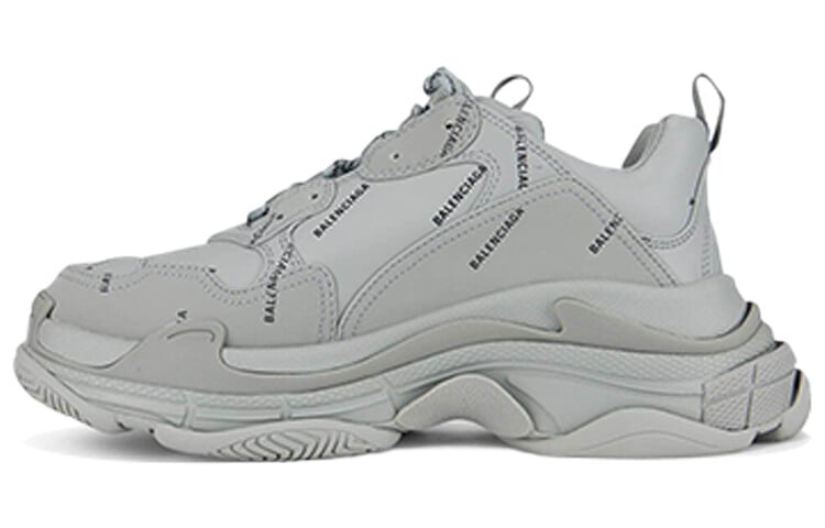 

Balenciaga Низкие кроссовки с логотипом Triple S Allover Серый