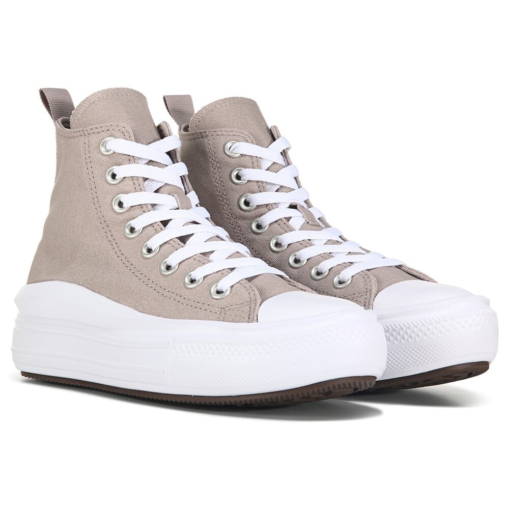 

Детские высокие кеды Chuck Taylor All Star Move Big Kid Converse, серый