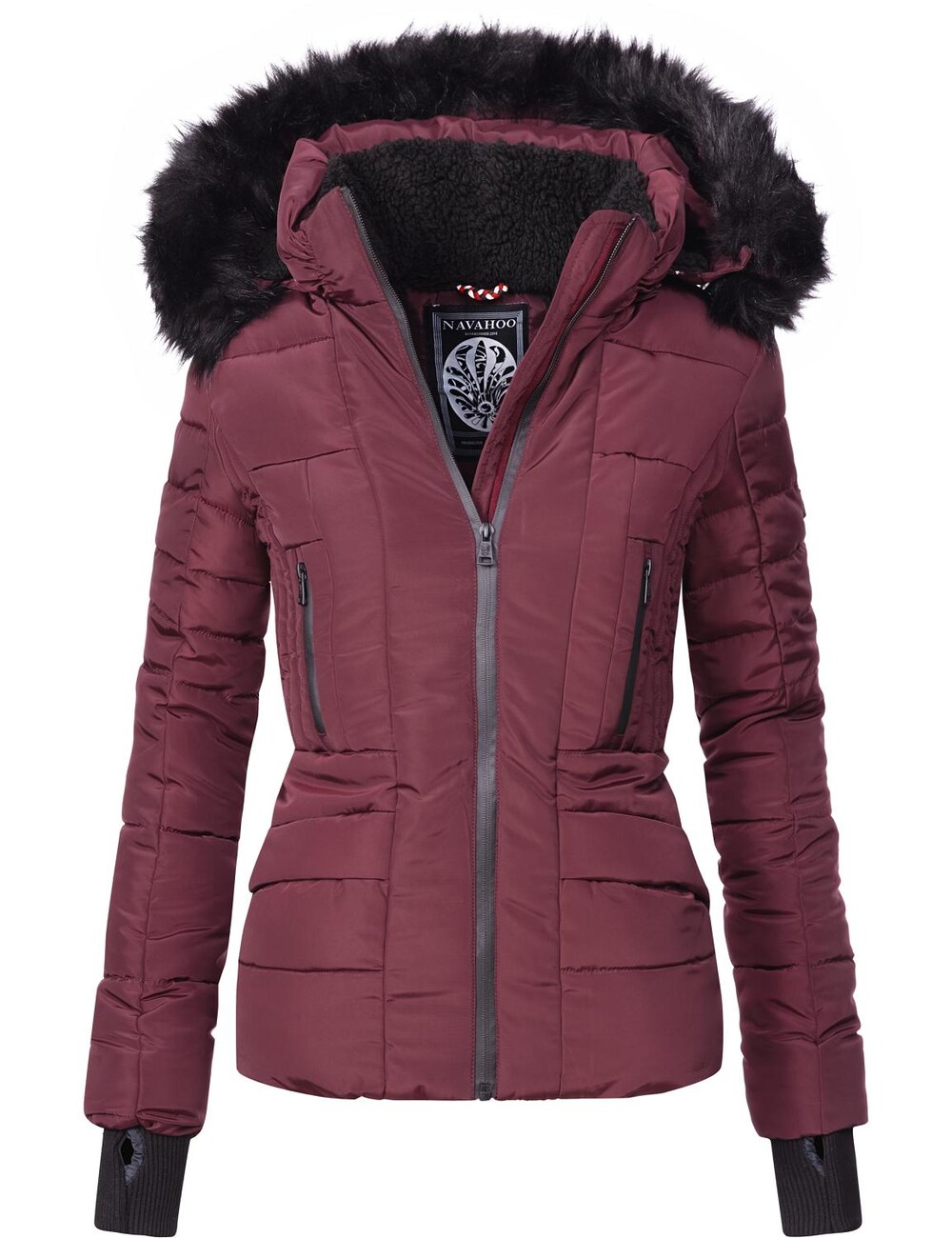 Зимняя куртка Navahoo Adele, рубиново-красный зимняя куртка navahoo adele черный