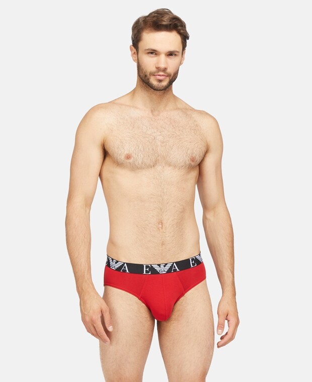 

Трусы, упаковка 3 шт. Emporio Armani, красный