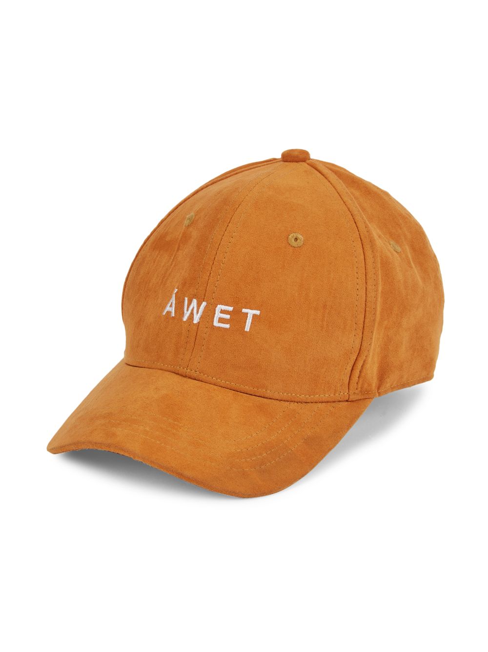 Замшевая кепка с логотипом Pascale Áwet, коричневый
