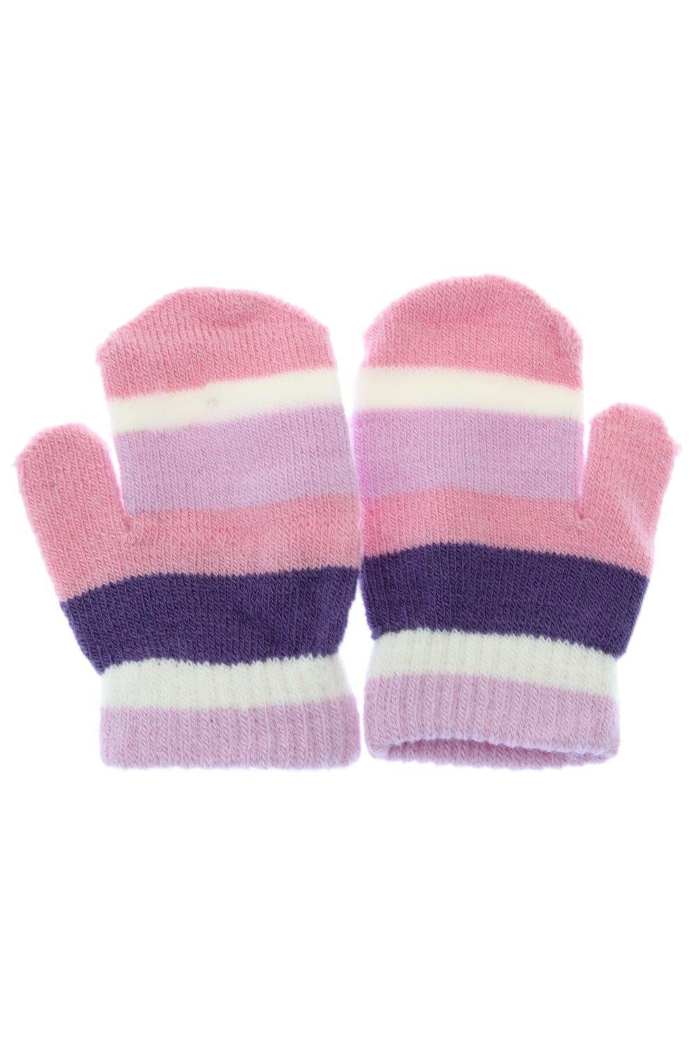 

Полосатые зимние волшебные варежки Universal Textiles, розовый