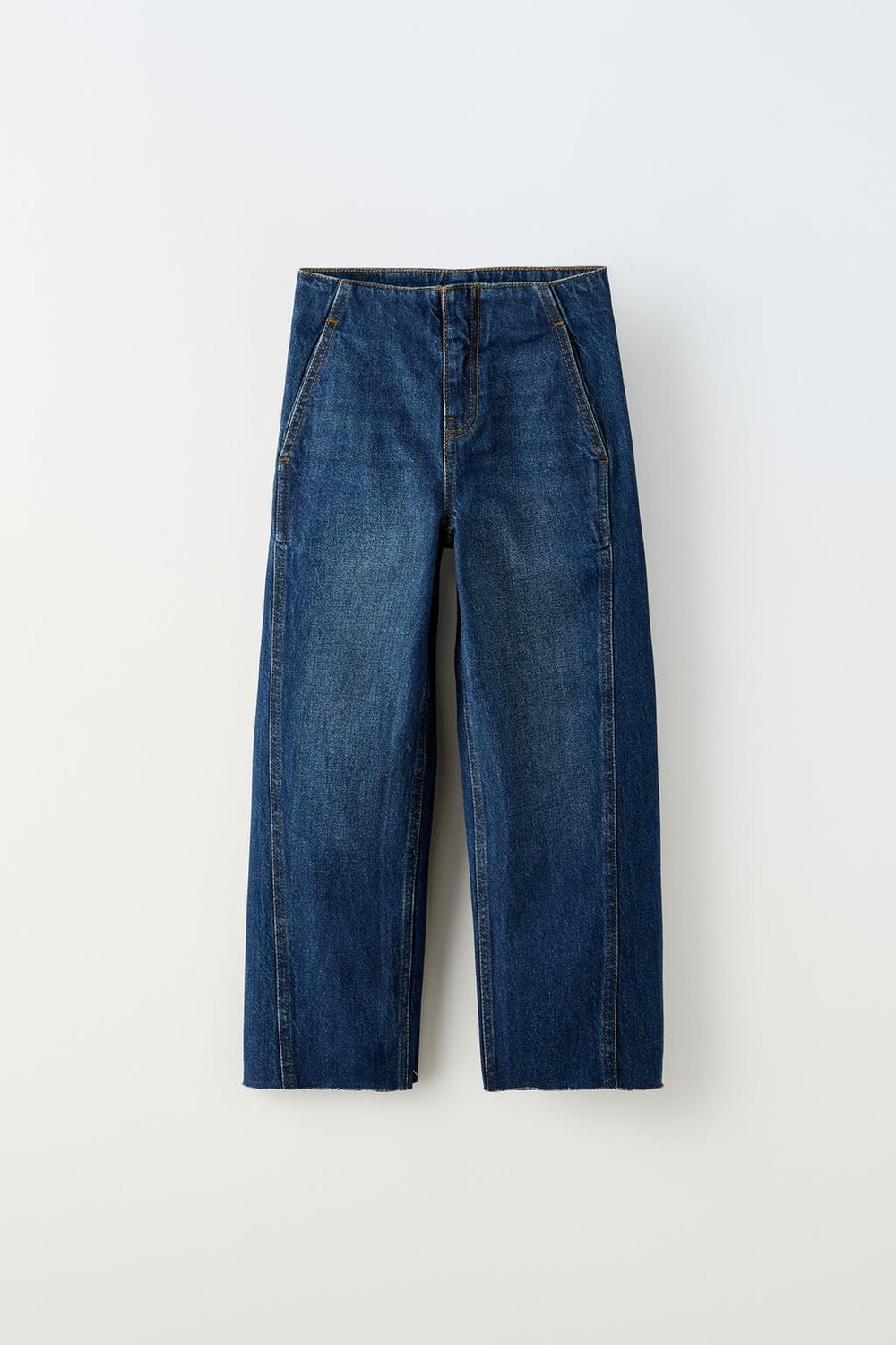 

Широкие джинсы ZARA, синий