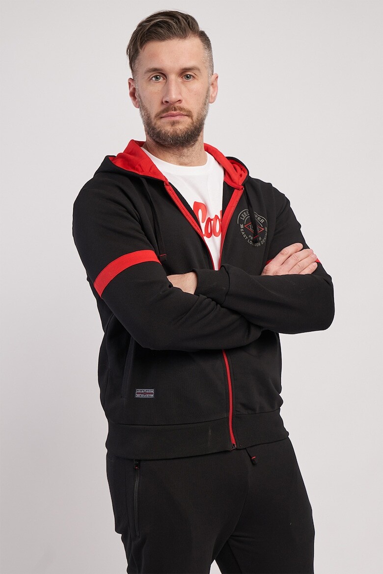 

Толстовка с молнией и контрастами Lee Cooper, красный