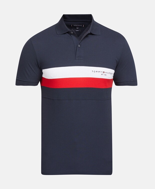 

Рубашка поло Tommy Hilfiger, темно-синий