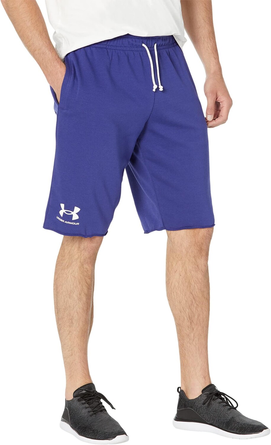 

Терри-шорты Rival Under Armour, цвет Sonar Blue/Onyx White