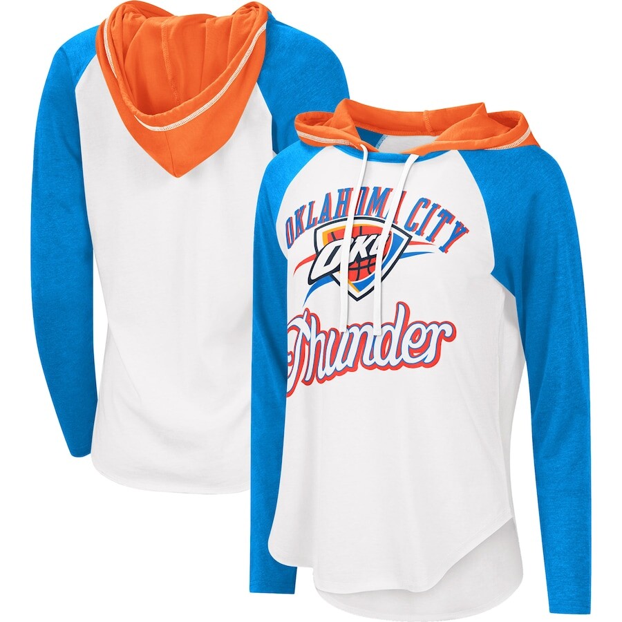 

Футболка с длинным рукавом G-III 4Her by Carl Banks Oklahoma City Thunder, белый