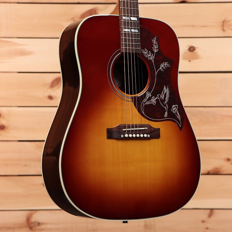 

Акустическая гитара Gibson Hummingbird Studio Rosewood - Rosewood Burst - 22153050 - PLEK'd