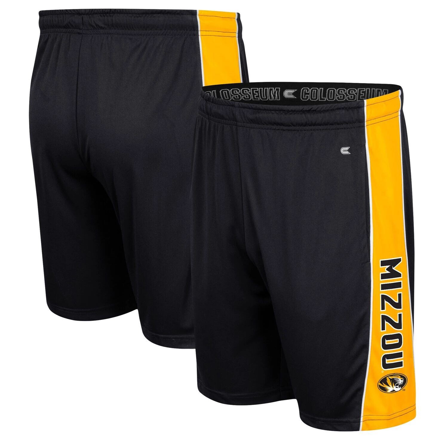 

Мужские черные шорты Missouri Tigers со вставками Colosseum