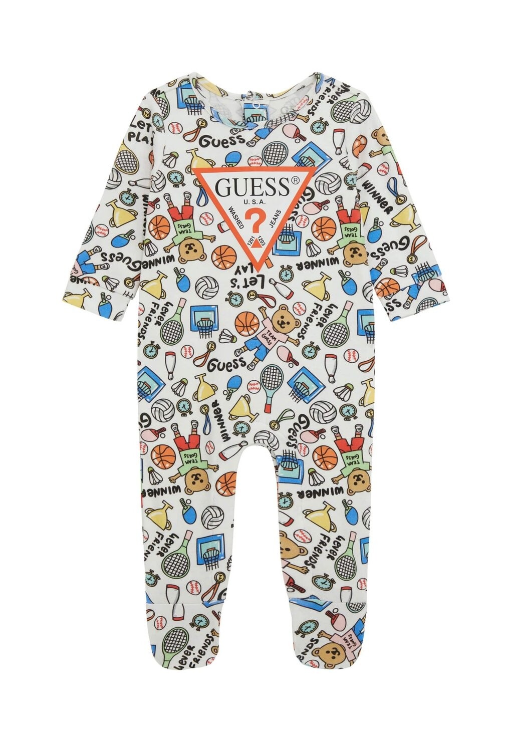 

Комбинезон MIT ALLOVER PRINT Guess, цвет mehrfarbig grundton blau
