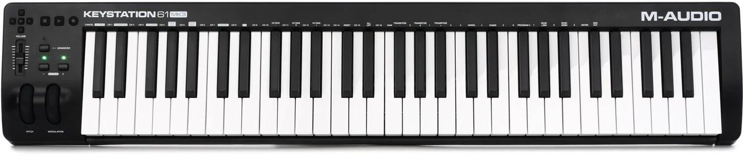 

Контроллер клавиатуры M-Audio Keystation 61 MK3 с 61 клавишей