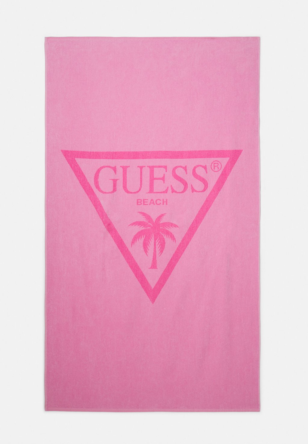 Пляжное полотенце TOWEL BEACH TRIANGLE Guess, розовый
