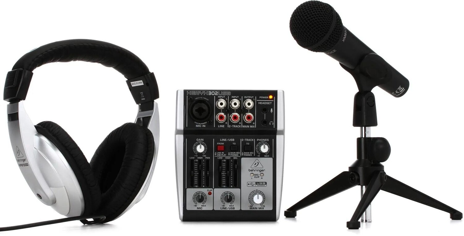 

Комплект Behringer PODCASTUDIO 2 USB — комплект для подкастинга