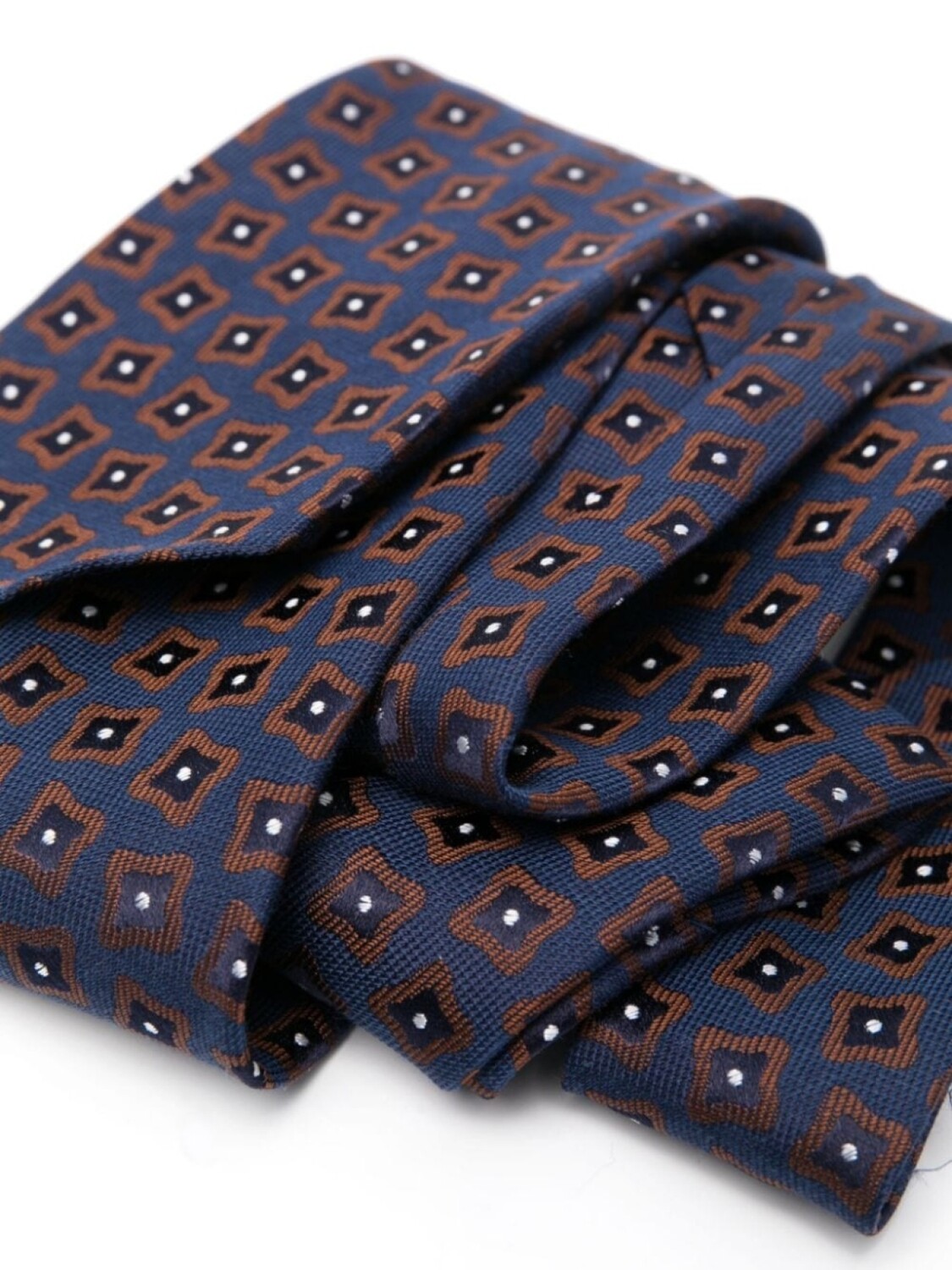 

Lardini жаккардовый галстук с узором, синий