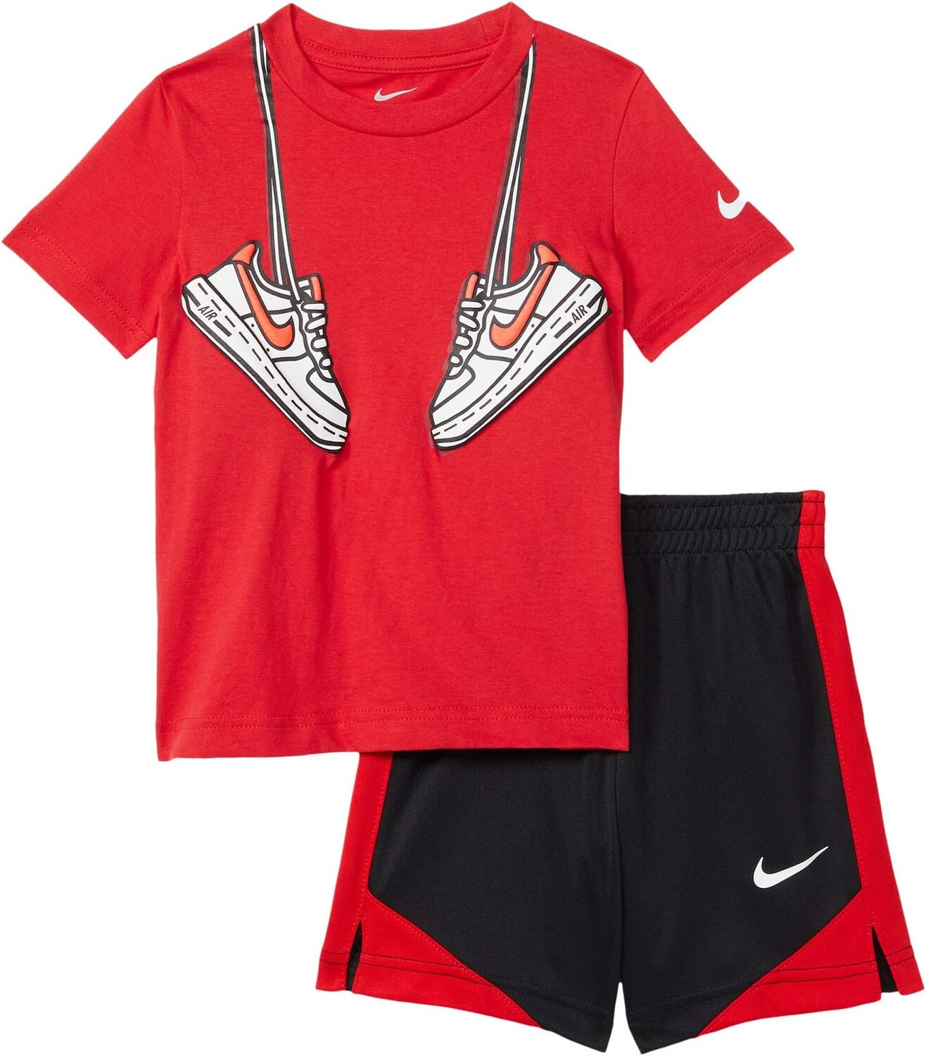 

Детский набор Nike Sport Footwear Graphic T-Shirt and Shorts Two-Piece Set, черный