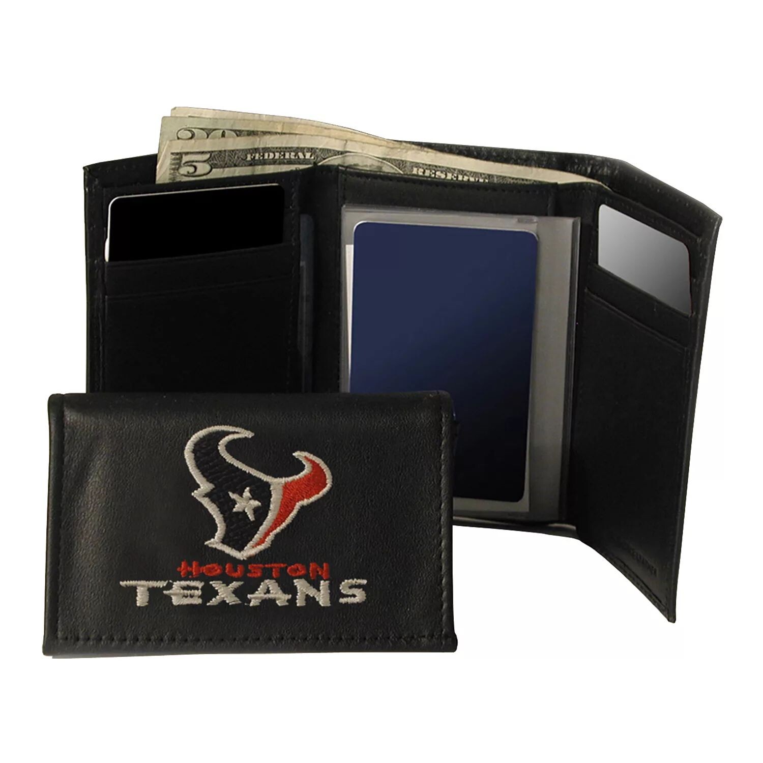 Кошелек тройного сложения Houston Texans