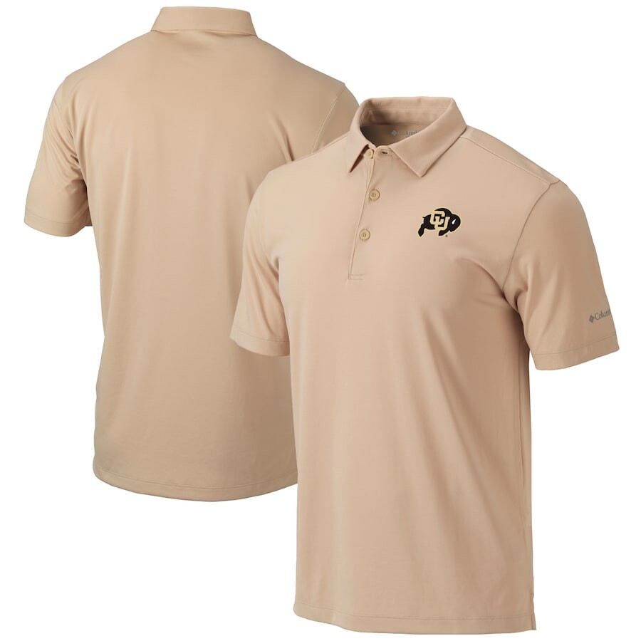 

Поло с коротким рукавом Columbia Colorado Buffaloes, золотой