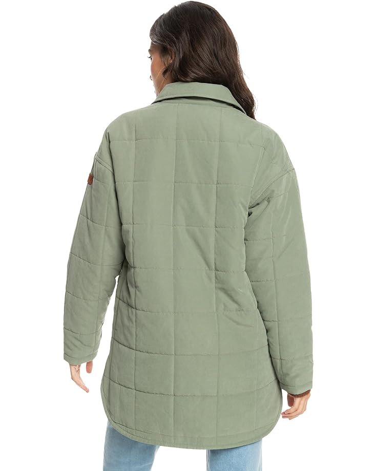 цена Куртка Roxy Next Up Quilted Jacket, цвет Agave Green