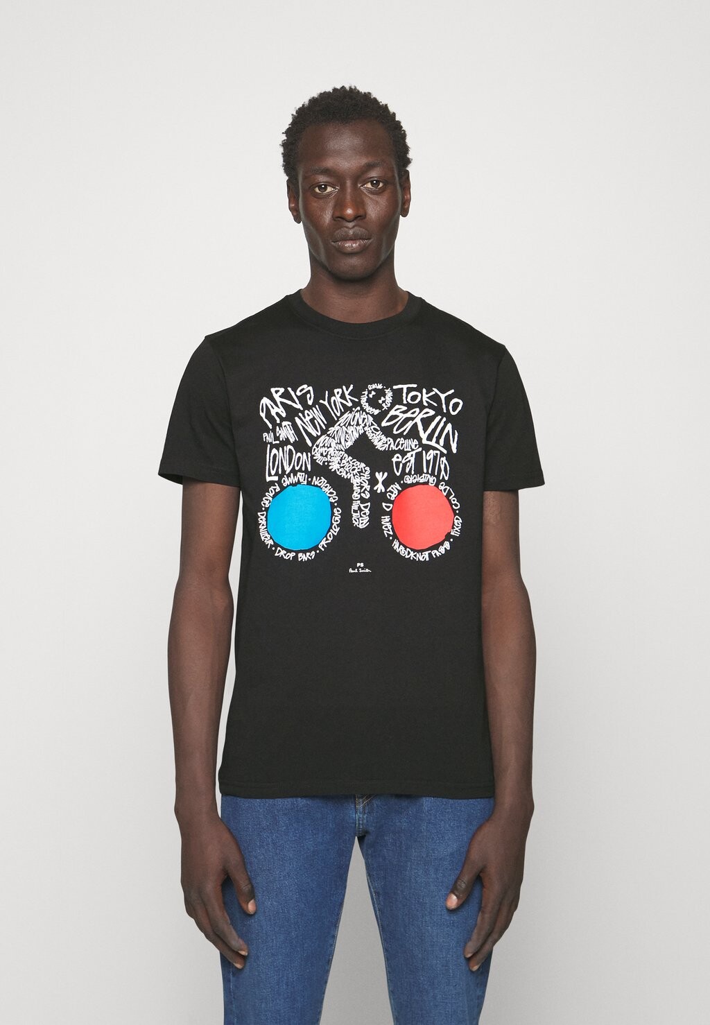 

Футболка с принтом PS Paul Smith, черный