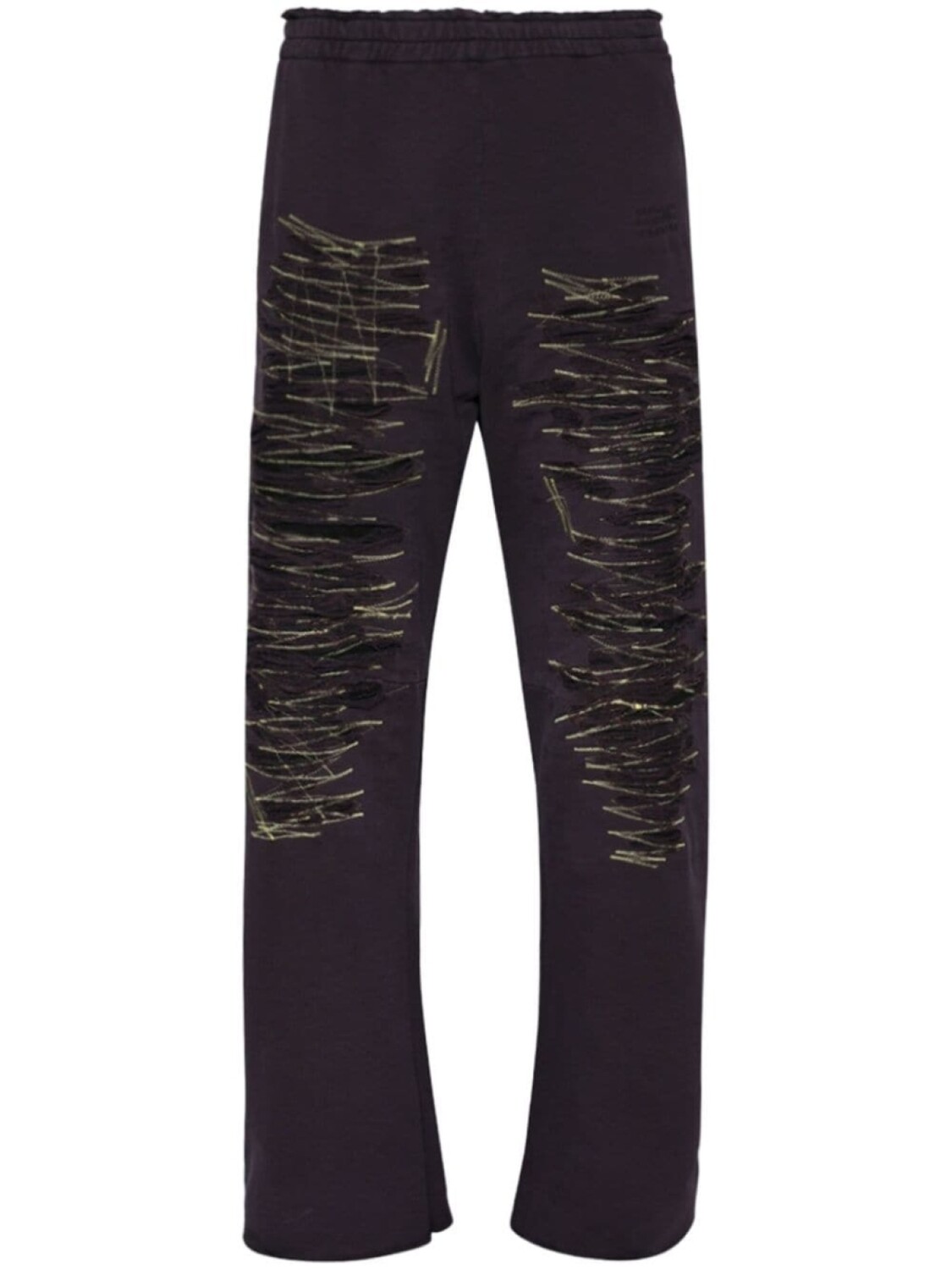 

Спортивные брюки MM6 Maison Margiela с эффектом потертости, фиолетовый