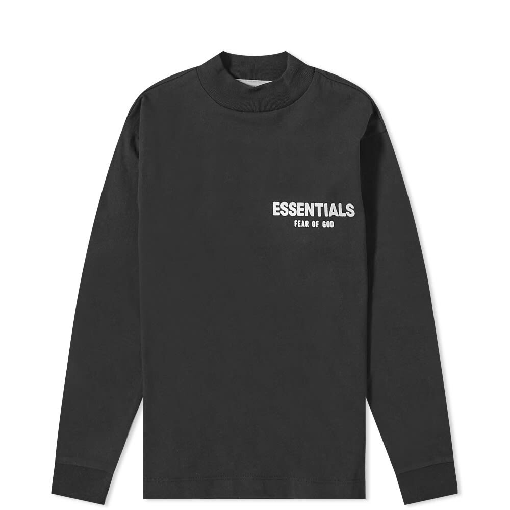 

Детская футболка с длинными рукавами и логотипом Fear of God Essentials