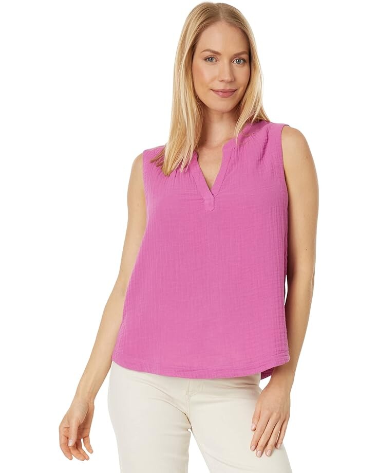 

Рубашка Lucky Brand Sleeveless Popover Shirt, розовый