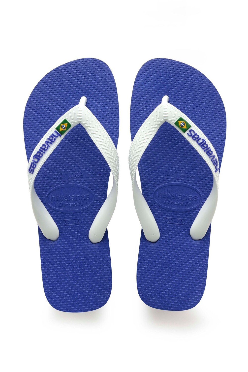 

Шлепанцы с логотипом бразильского флага Havaianas, синий