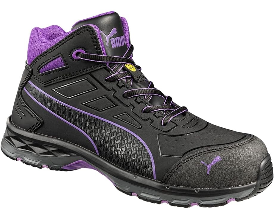 

Кроссовки PUMA Safety Stepper 2.0 Mid, цвет Black/Lavender