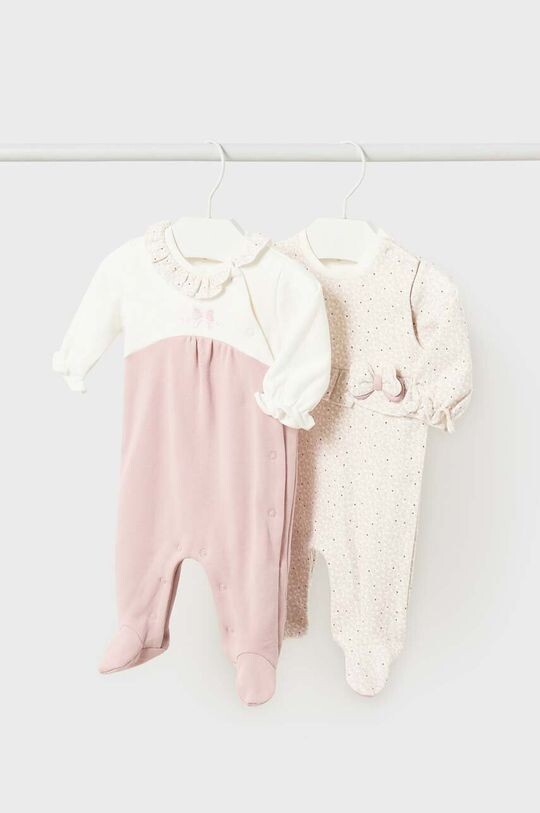 

Шерстяной костюм для новорожденных, 2 шт. Mayoral Newborn, розовый