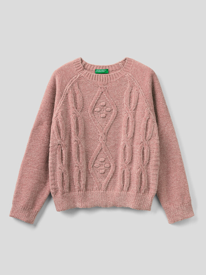 

Пуловер Benetton, розовый
