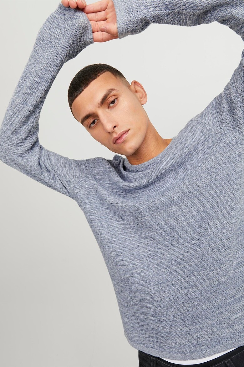 

Свитер с овальным вырезом Jack & Jones, синий