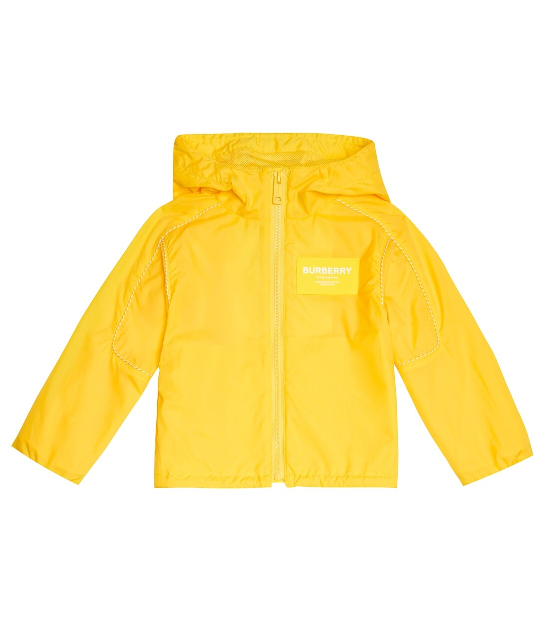

Куртка с капюшоном Burberry Kids, желтый