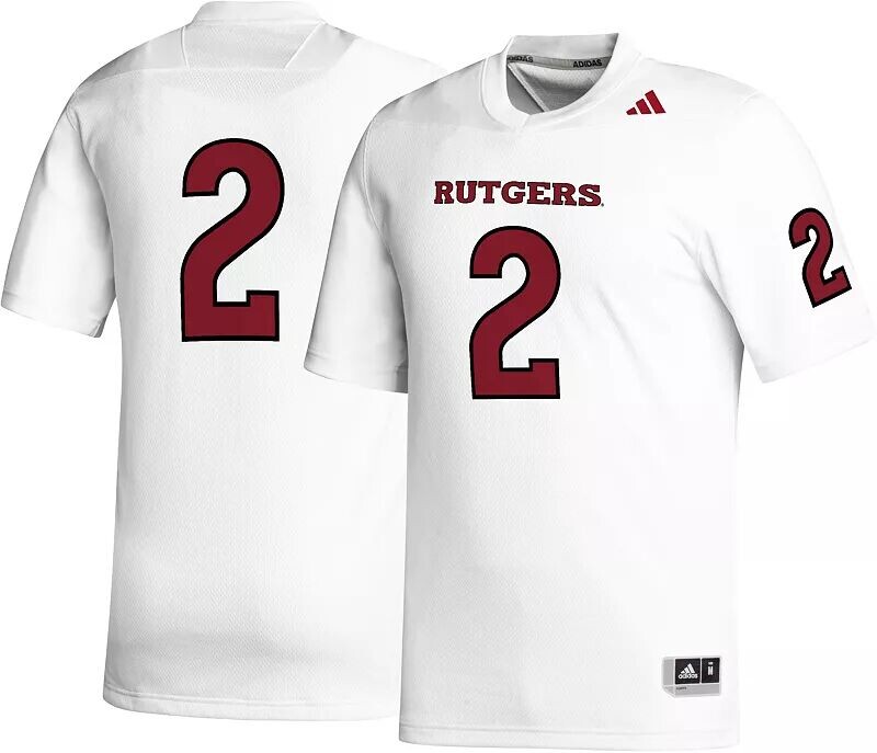 

Мужская белая футбольная майка Adidas Rutgers Scarlet Knights, реплика