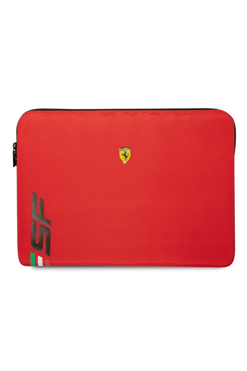 Чехол для ноутбука 14 дюймов из искусственной кожи с логотипом Sf Ferrari, красный скейтборд ferrari 31 x8 цвет чёрный красный