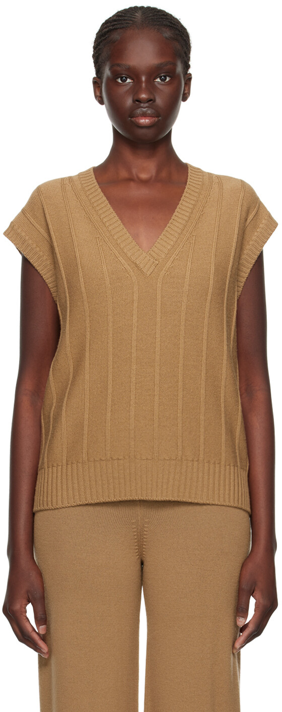 

Светло-коричневый жилет Walter Max Mara Leisure