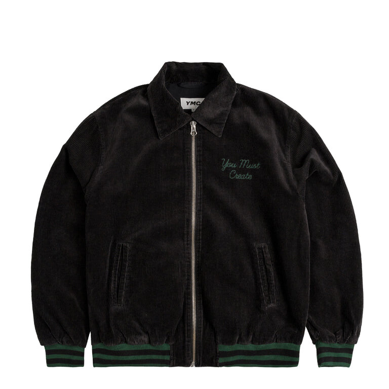 

Куртка Ymc Jets Embroidered Corduroy Baseball Jacket YMC, черный