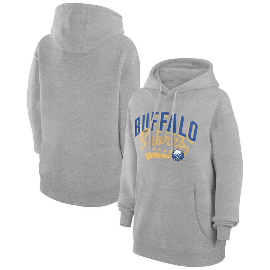 

Пуловер с капюшоном G-III 4Her by Carl Banks Buffalo Sabres, серый