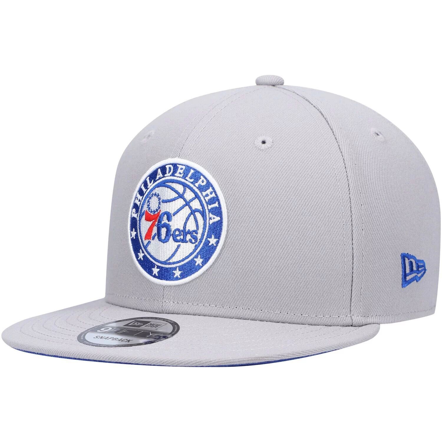 

Мужская серая кепка New Era Philadelphia 76ers 9FIFTY Snapback