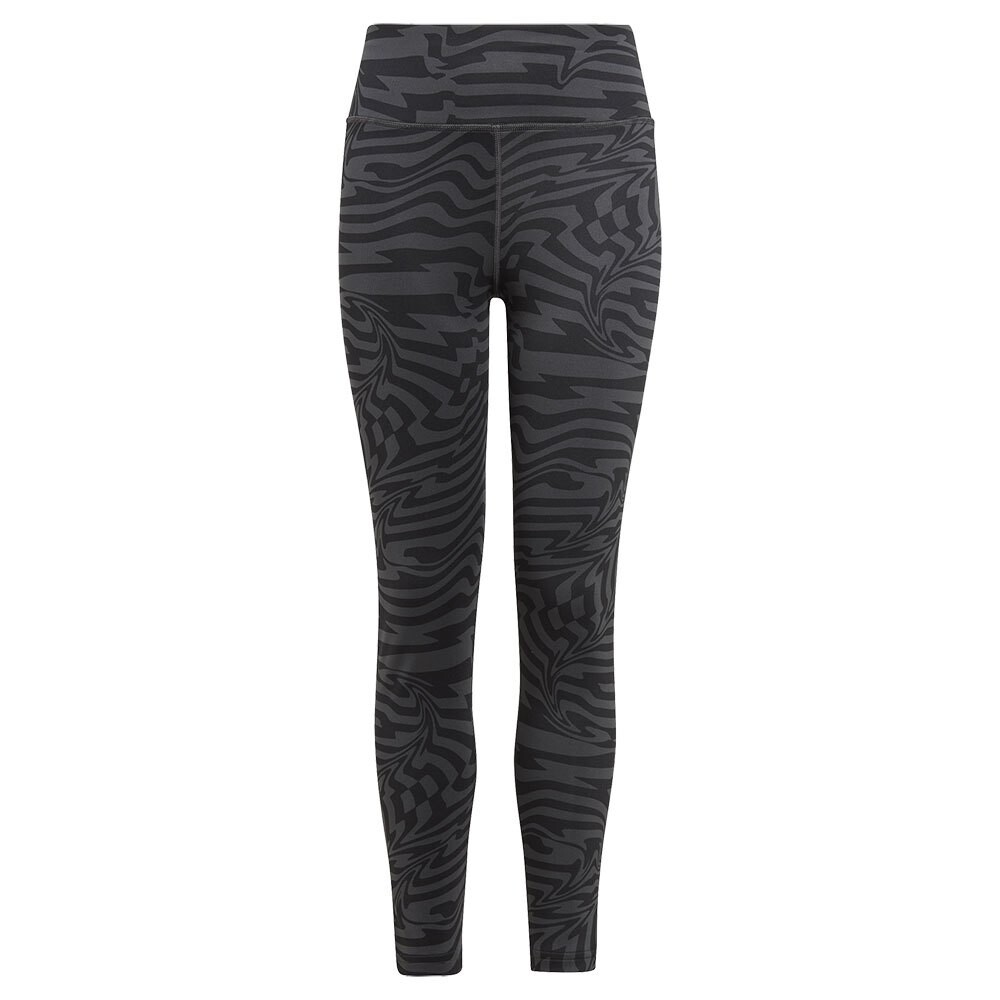 

Леггинсы adidas Aeroready Allover Print Optime 7/8 High-Rise Pocket, черный