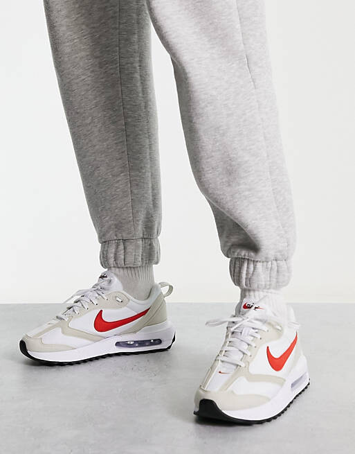

Бело-красные кроссовки Nike Air Max Dawn, Красный