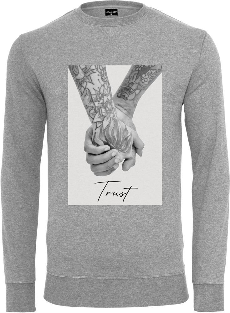 

Пуловер Mister Tee Trust 2.0 Crewneck, серый