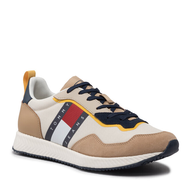 

Кроссовки Tommy Jeans TrackCleat, бежевый