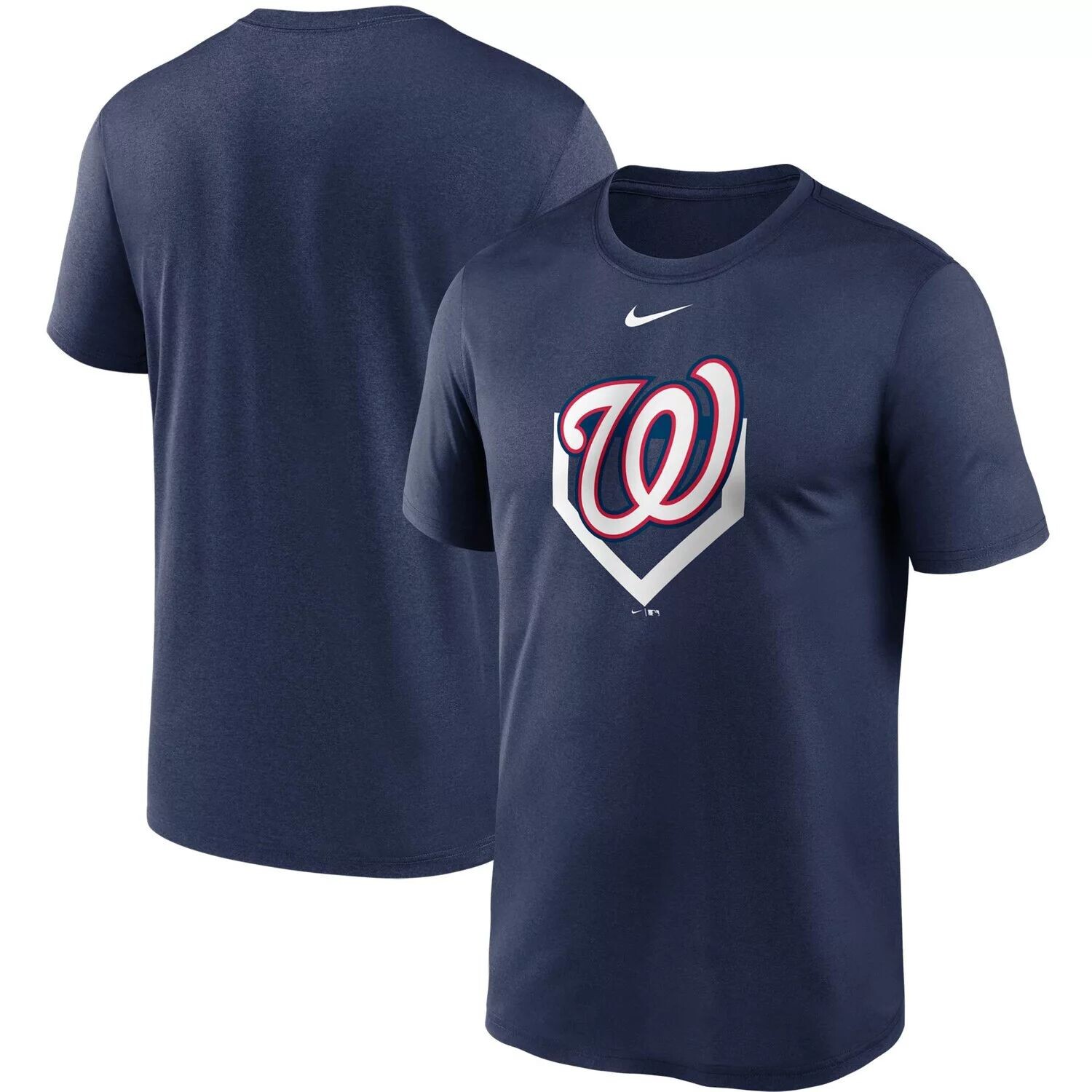 

Мужская темно-синяя футболка Washington Nationals Icon Legend Performance Nike, Синий