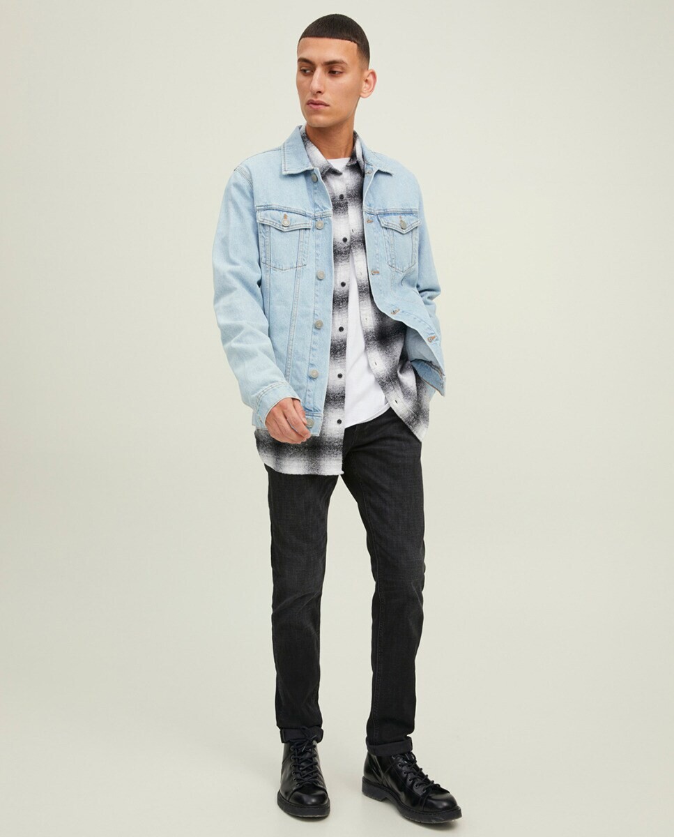 Узкие мужские джинсы Glenn Jack & Jones, черный