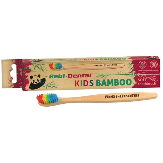 Бамбуковая детская зубная щетка, Rebi-Dental Kids