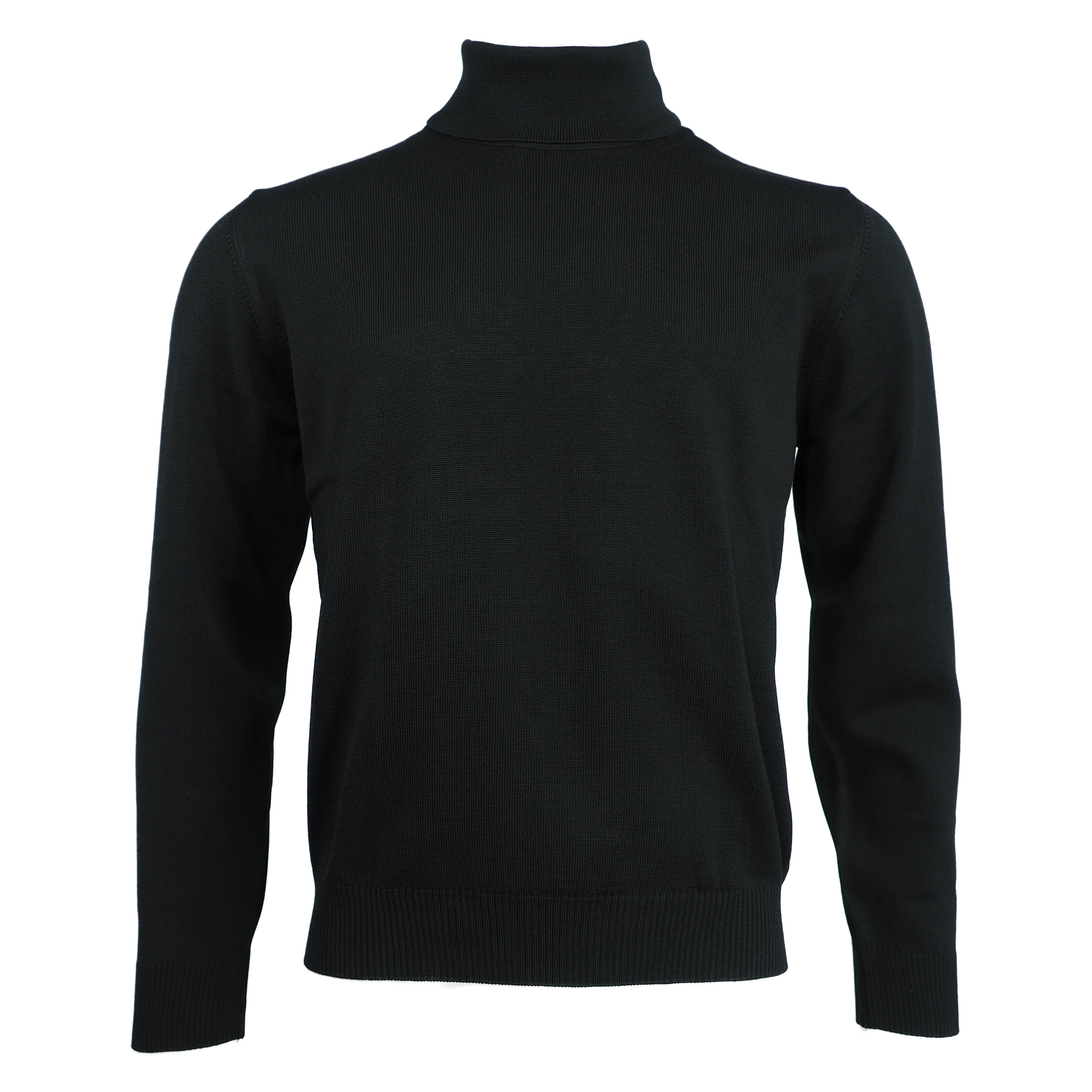 Пуловер März Rollkragen Superwash Classic Fit, черный